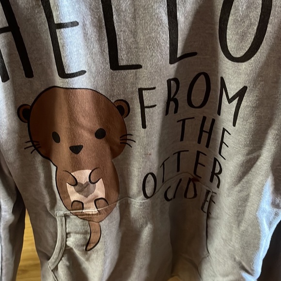 Cute Otter hoodie - Picture 2 of 3